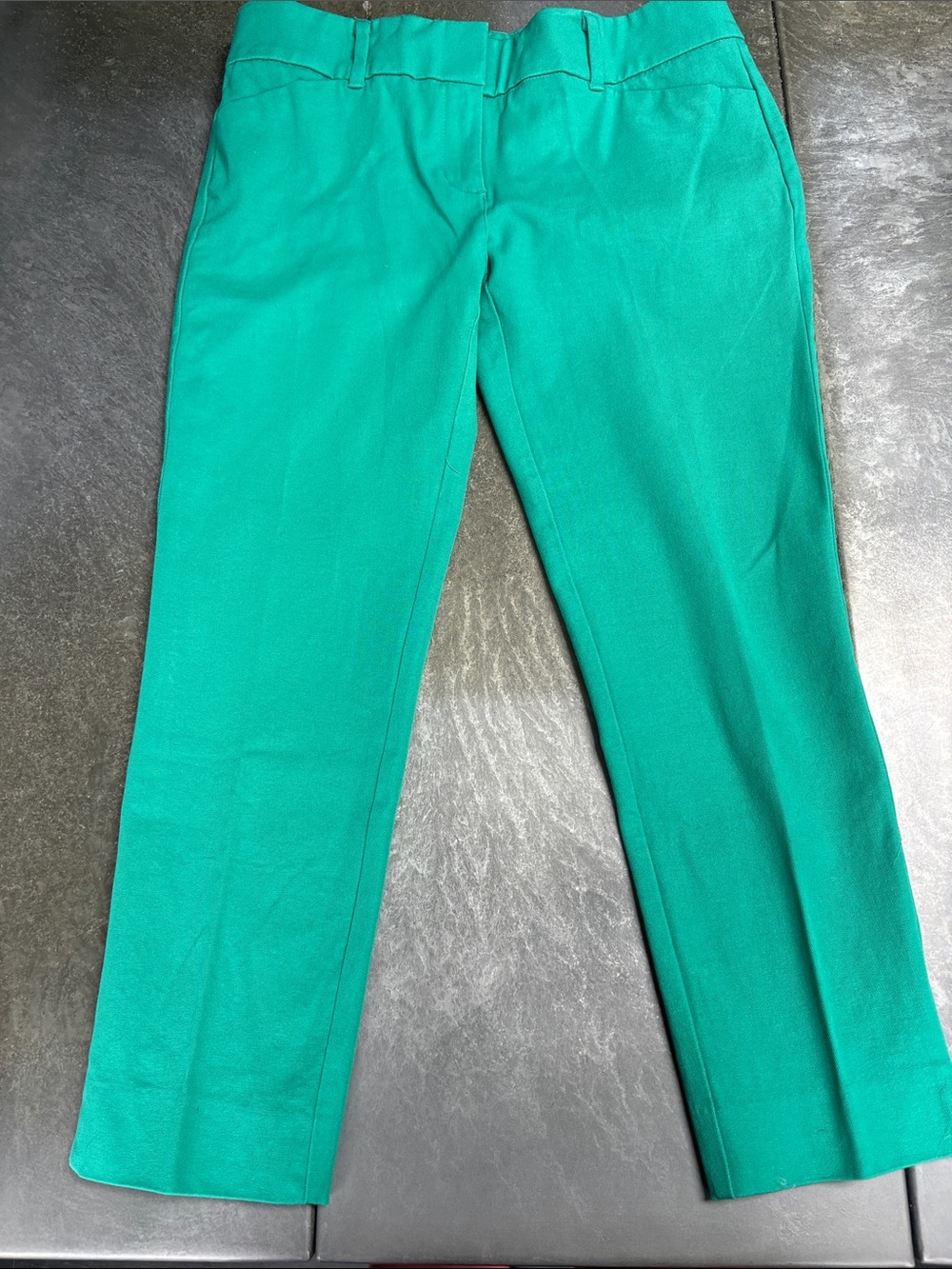 Bright Teal Straight Leg Pants